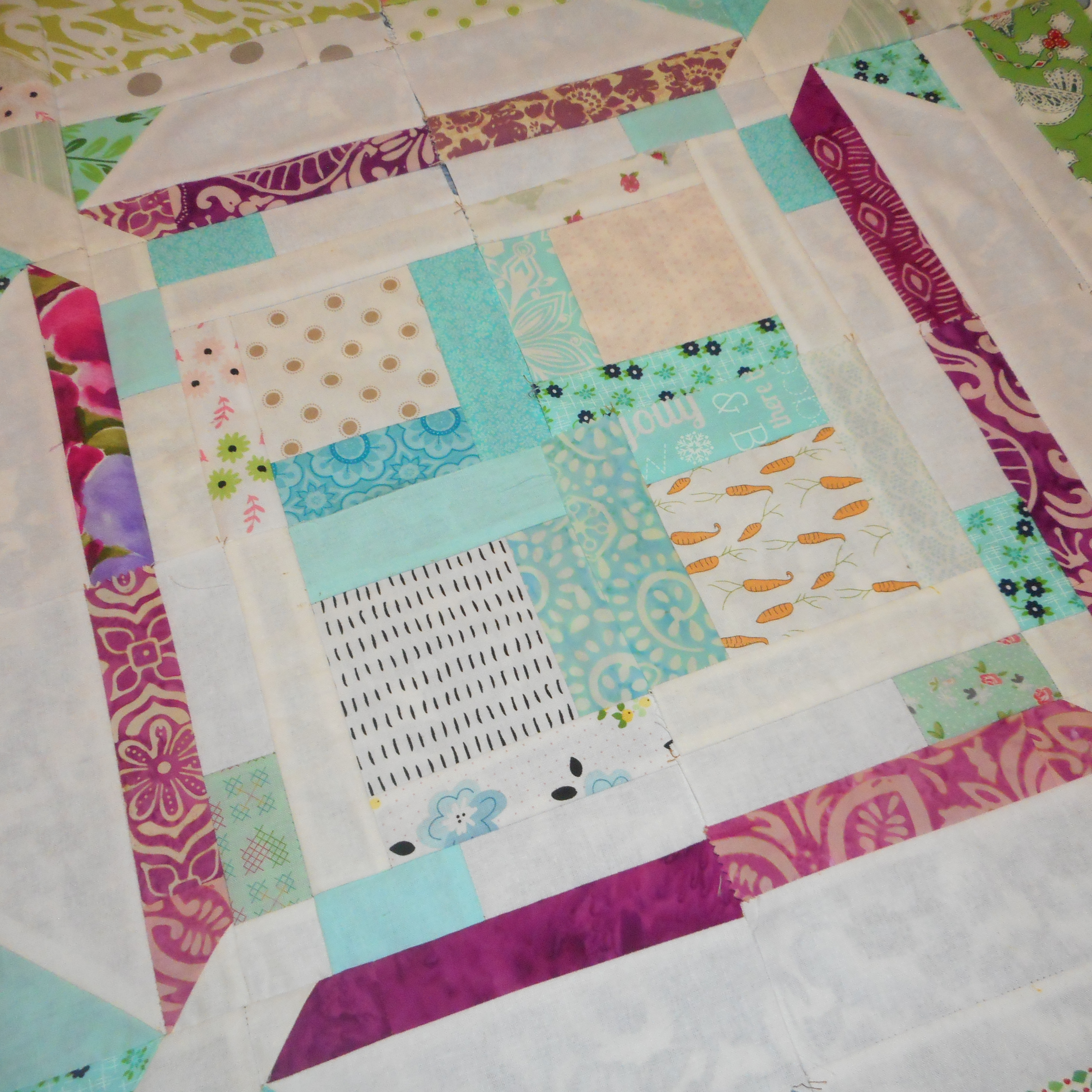 scrap quilt easy to stitch